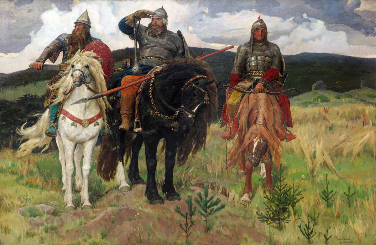 Bogatyri by V.M. Vasnetsov